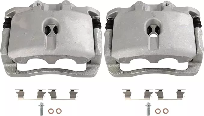 SCITOO 18B4940 18B4941 Rear Left & Right Disc Brake Calipers Assembly w/Bracket For Cadillac,For Chevrolet,For GMC