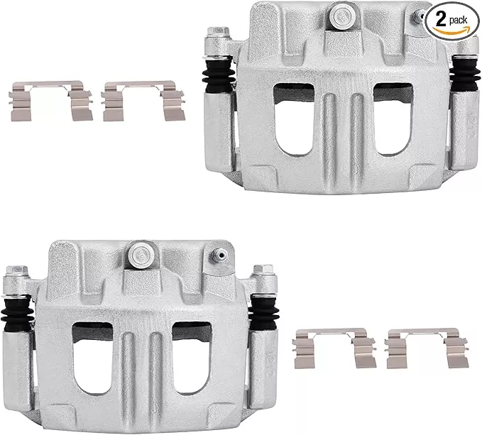 SCITOO 18B4950 18B4951 Disc Brake Calipers Assembly with Bracket Fit For Chevrolet Equinox 2005-2006,For Pontiac Torrent 2006,For Saturn Vue 2004-2007