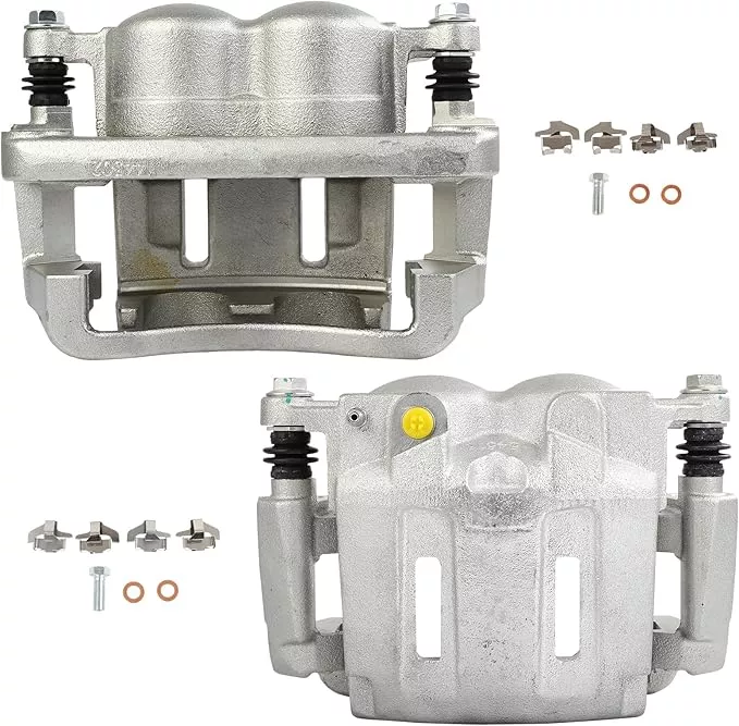 SCITOO 18B4997 18B4996 Front Left & Right Disc Brake Calipers Assembly w/Bracket For Ford For F-350 Super Duty 2005-2010,For Ford For F-450 Super Duty 2011