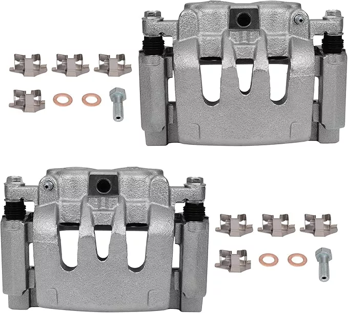 SCITOO 18B5077 18B5076 Rear Left & Right Disc Brake Calipers Assembly w/Bracket For Ford For F-250 Super Duty 2008-2012,For Ford For F-350 Super Duty 2008-2012