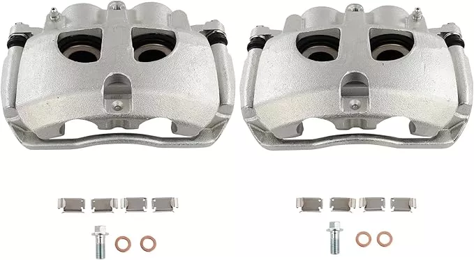 SCITOO 18B5211 18B5210 Rear Left & Right Disc Brake Calipers Assembly w/Bracket For Dodge For Ram 3500 2009-2010,For Ram For 3500 2011-2018,For Ram For 4000 2012-2016