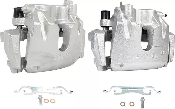 SCITOO 18B5297 18B5296 Front Left & Right Disc Brake Calipers Assembly w/Bracket For Dodge For Durango 2011-2018,For Jeep For Grand Cherokee 2011-2017