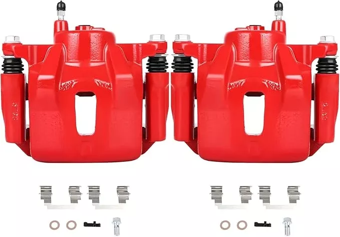 SCITOO 19B2698 19B2699 Front Left & Right Disc Brake Calipers Assembly w/Bracket For Pontiac For Vibe 2003-2008,For Toyota For Corolla 2003-2008,For Toyota For Matrix 2003-2008 Driver & Passenger Side