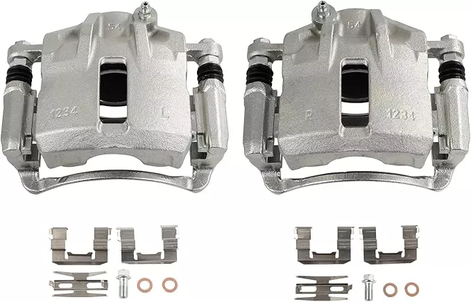 SCITOO 19B2848 19B2849 Front Left & Right Disc Brake Calipers Assembly w/Bracket For Hyundai For Elantra 2002-2005