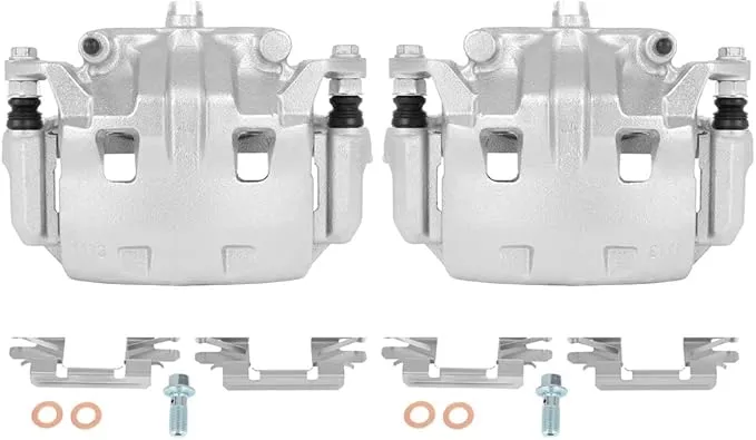 SCITOO 19B3123A 19B3122A Front Left & Right Disc Brake Calipers Assembly w/Bracket For Nissan For Frontier/For Pathfinder/For Xterra,For Suzuki For Equator