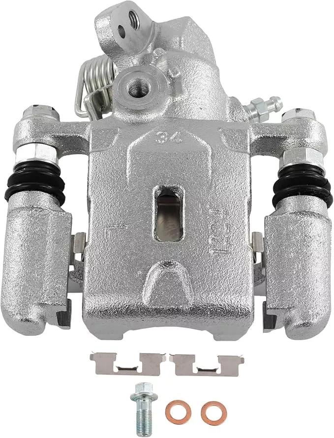 SCITOO 19B3302 Rear Left Disc Brake Caliper Assembly w/Bracket For Hyundai For Elantra 2005-2006,For Hyundai For Tiburon 2004-2008,For Kia For Spectra 2005-2009,For Kia For Spectra5 2005-2009