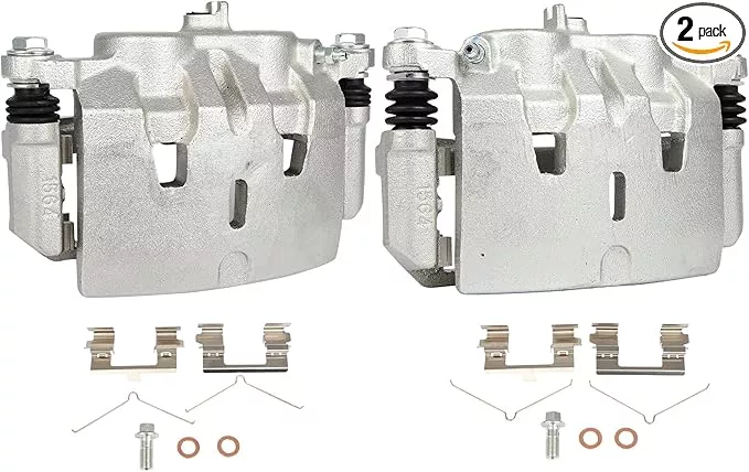 SCITOO 19B3826 19B3827 Front Left & Right Disc Brake Calipers Assembly w/Bracket For Honda For Pilot 2009-2015