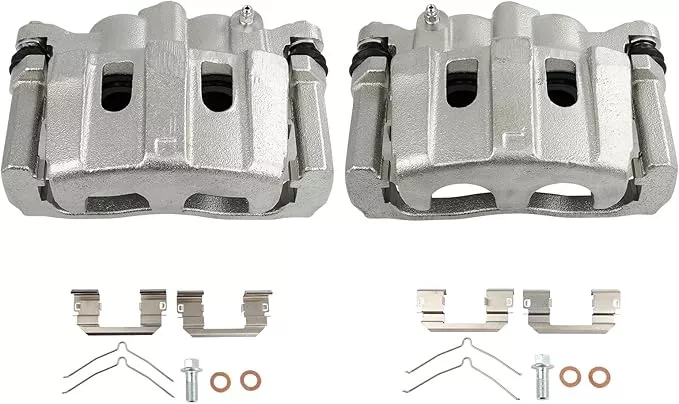 SCITOO 19B6032 19B6033 Front Left & Right Disc Brake Calipers Assembly w/Bracket For Toyota For Venza 2009-2015