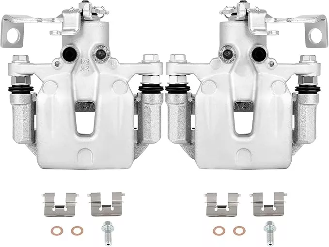 SCITOO 19B6789 19B6788 Rear Left & Right Disc Brake Calipers Assembly w/Bracket For Hyundai For Elantra GT/For Veloster,For Kia For Forte/For Forte Koup/For Forte5
