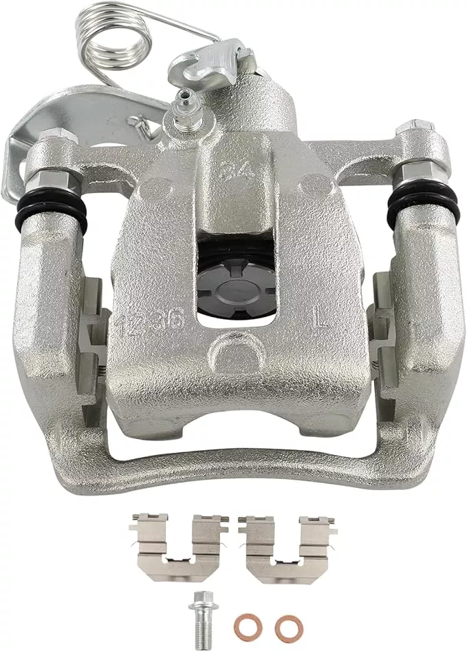 SCITOO 19B6793 Rear Left Disc Brake Caliper Assembly w/Bracket For Dodge For Attitude 2012-2014,For Hyundai For Accent 2012-2017