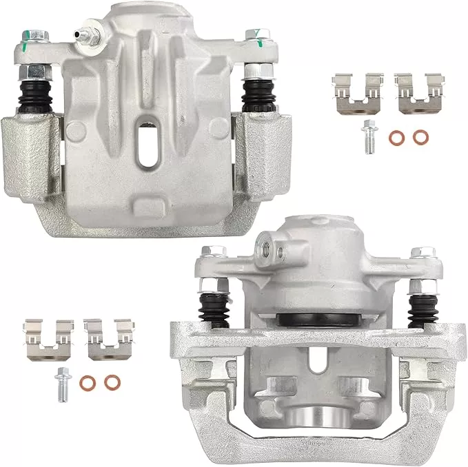 SCITOO 19B7029 19B7028 Rear Left & Right Disc Brake Calipers Assembly w/Bracket For Subaru For Crosstrek/For Forester/For Impreza/For XV Crosstrek