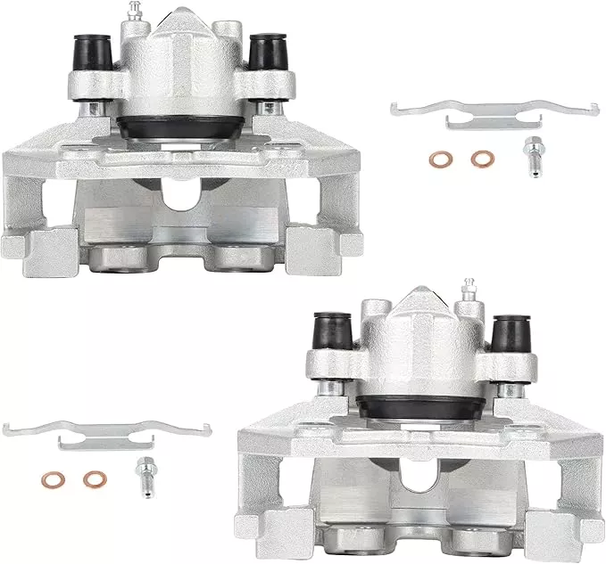 SCITOO Front Brake Caliper With Bracket 19B3117, 19B3116 Compatible For Ford Escape 2005-2009, For Mazda Tribute 2005 2006 2008 2009, For Mercury Mariner 2007-2009