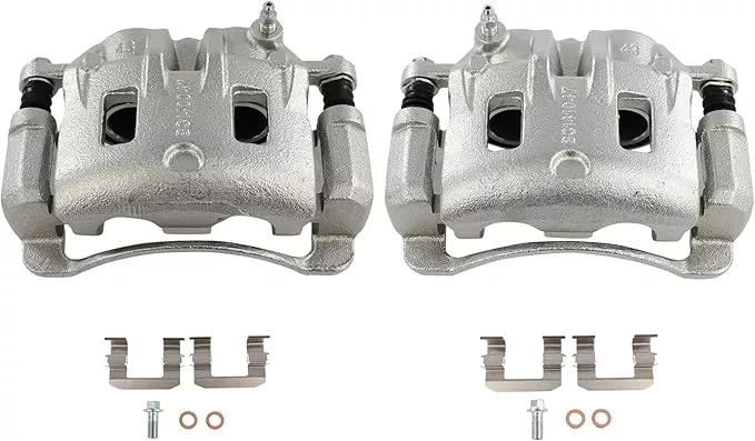 SCITOO Front Brake Calipers With Bracket 19B2710 19B2711 Compatible For Hyundai For Santa Fe 2001-2006,For Hyundai For XG300 2001,For Hyundai For XG350 2002-2003