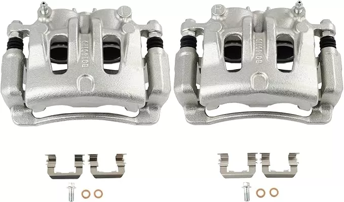 SCITOO Front Brake Calipers With Bracket 19B3209 19B3208 Compatible For Hyundai For Entourage 2007-2010,For Kia For Sedona 2006-2012 2014