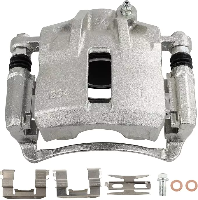 SCITOO Front Left Brake Caliper With Bracket 19B2848 Compatible For Hyundai For Elantra 2002-2005