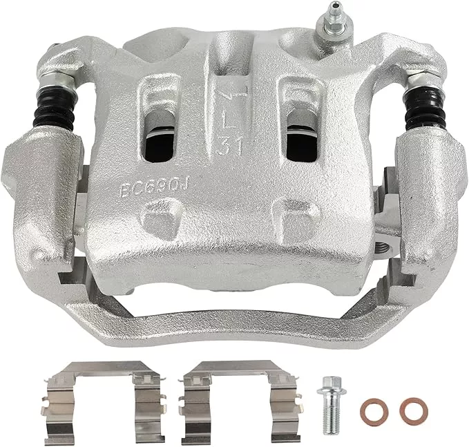 SCITOO Front Left Brake Caliper With Bracket 19B2870B Compatible For INFINITI For EX35 2008-2012,For INFINITI For EX37 2013,For INFINITI For G25 2011-2012,For INFINITI For G35 2007-2008