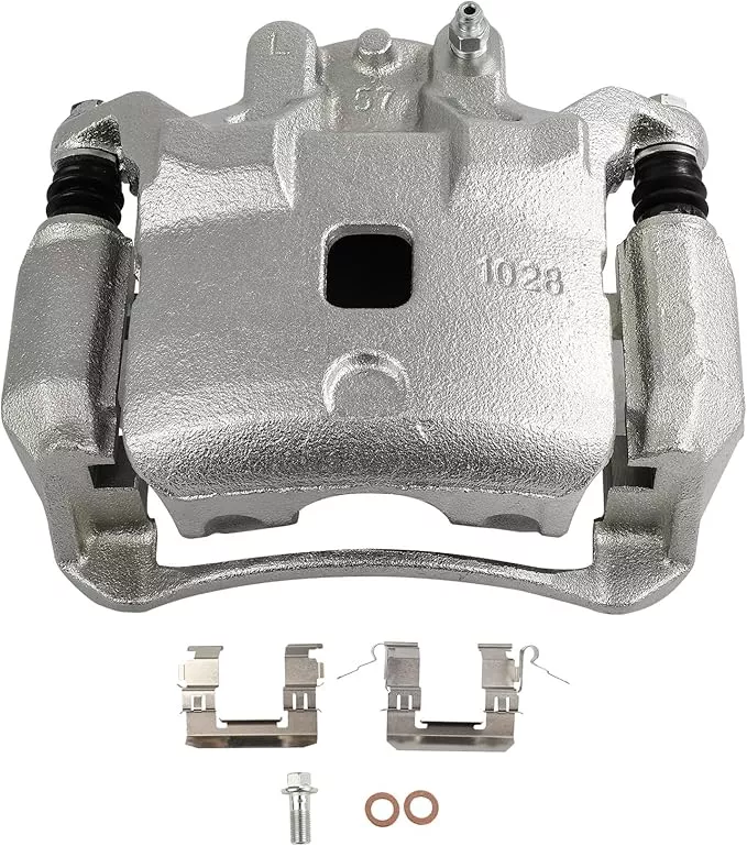 SCITOO Front Left Brake Caliper With Bracket 19B3306A Compatible For Nissan For Cube 2009-2014,For Nissan For Tiida 2012-2016,For Nissan For Versa 2007-2012