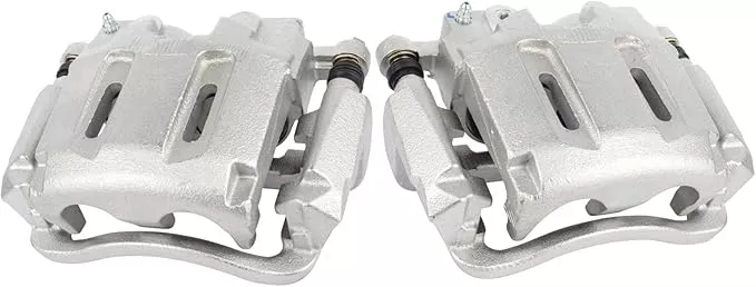 SCITOO Front Left+Right Brake Calipers With Bracket 18-B5022 18-B5023 Compatible For Ford For F-250 Super Duty 2005-2011 For Ford For F-350 Super Duty 2005-2012
