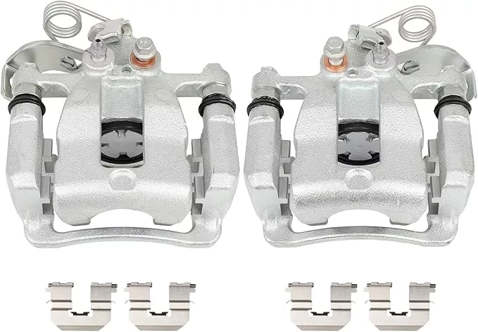 SCITOO Rear Brake Caliper With Bracket 19B6811 19B6810 Compatible For Kia For Rio 2012-2017