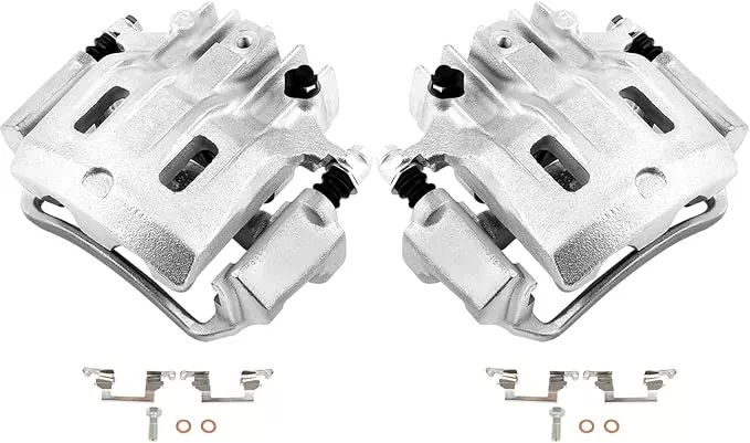 SCITOO Rear Brake Calipers With Bracket 18-B4752 18-B4753 Compatible For Ford For Excursion/F-250, For Ford For F-250 Super Duty 99-04 For Ford For F-350 99-04 For Ford For F-350 Super Duty 99-04