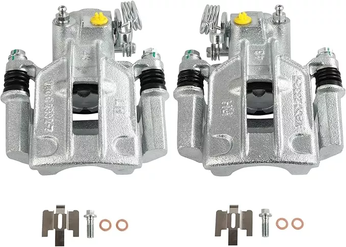 SCITOO Rear Brake Calipers With Bracket 18B4537 18B4536 Compatible For Ford For Taurus 1993-1999,For Lincoln For Continental 1993-2000,For Mercury For Sable 1993-1999