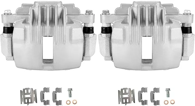 SCITOO Rear Brake Calipers With Bracket 18B4713 18B4712 Compatible For Chevy Blazer/S10, For GMC Jimmy 98-05 For GMC Sonoma 98-04 For Isuzu Hombre 98-00 For Oldsmobile Bravada 98-01