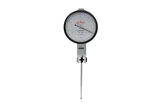 Shars .030" x .0005" Dial Test Indicator wihth Long Contact Point in Fitted Case 303-3278 P