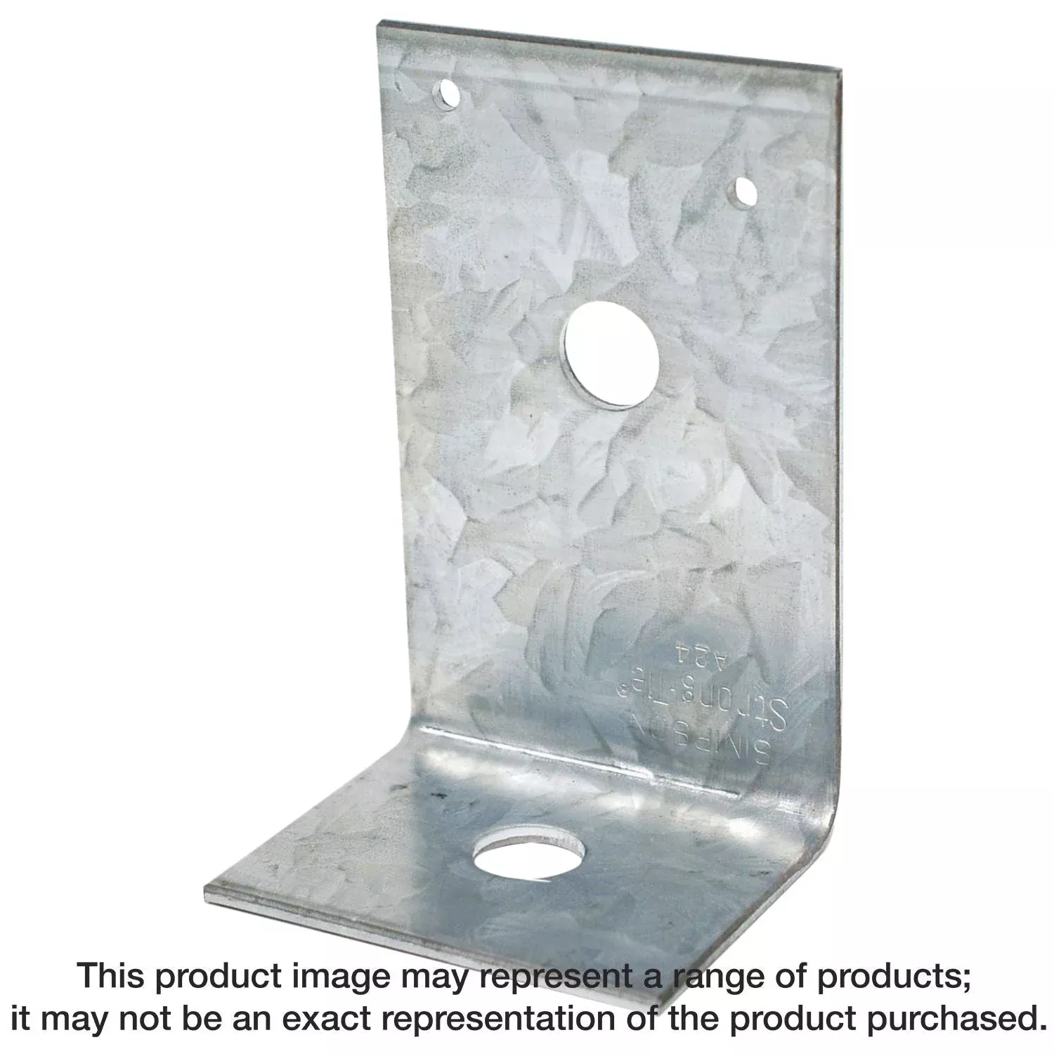 Simpson Strong-Tie A24 2-in. x 3-7/8-in. x 2-1/2-in. Galvanized Angle