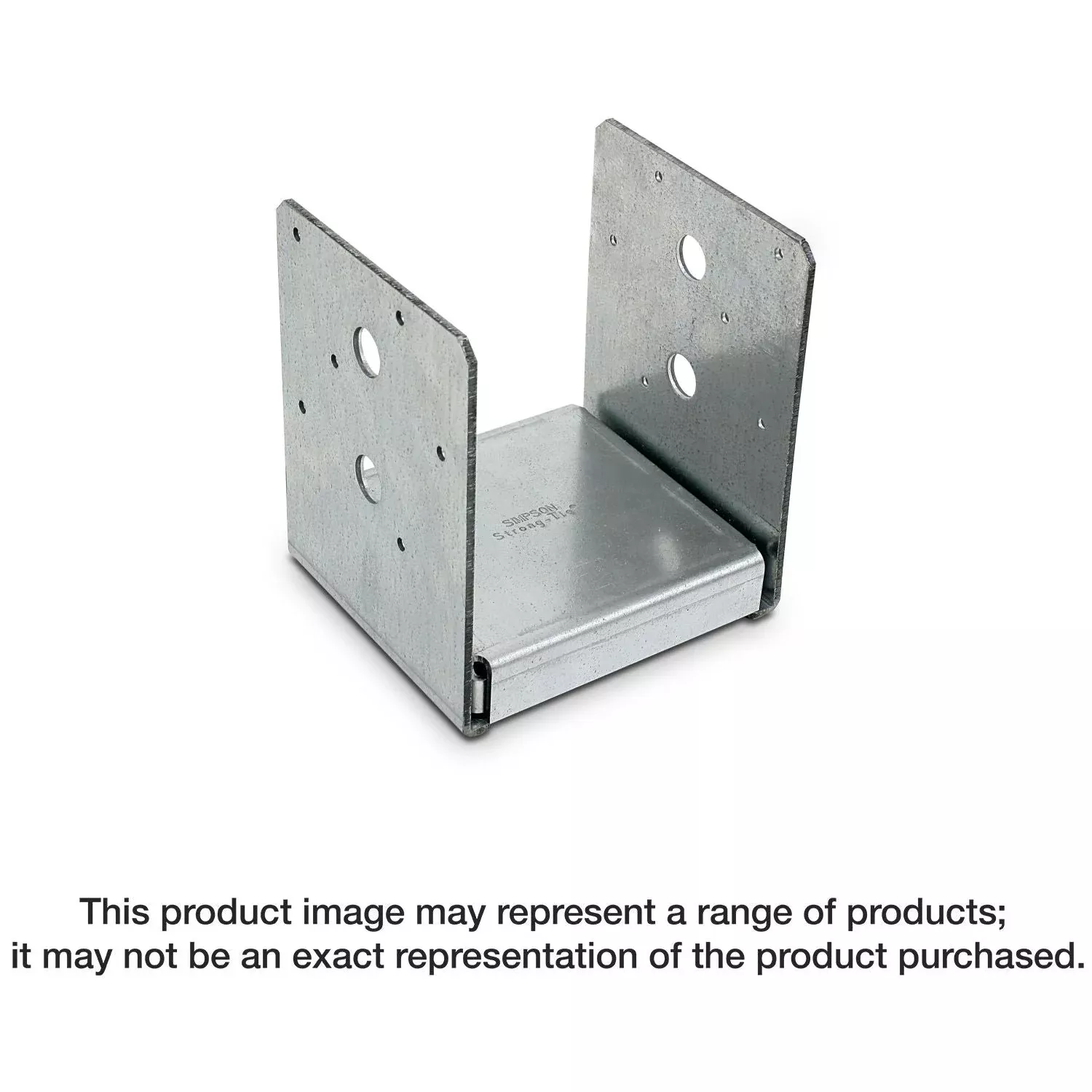 Simpson Strong-Tie ABU5-5Z ABU ZMAX Galvanized Adjustable Standoff Post Base for 5-1/8-in. x 5-1/8-in. Eng. Lumber