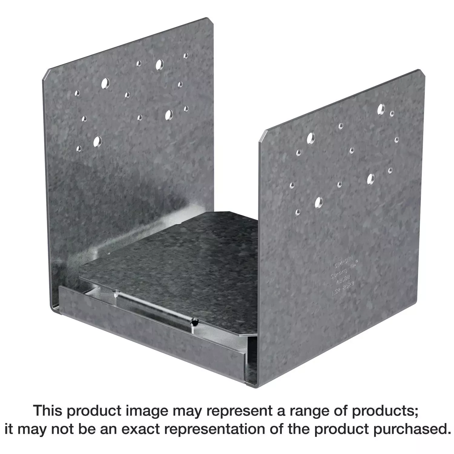 Simpson Strong-Tie ABU88RHDG ABU Hot-Dip Galvanized Adjustable Standoff Post Base for 8x8 Rough
