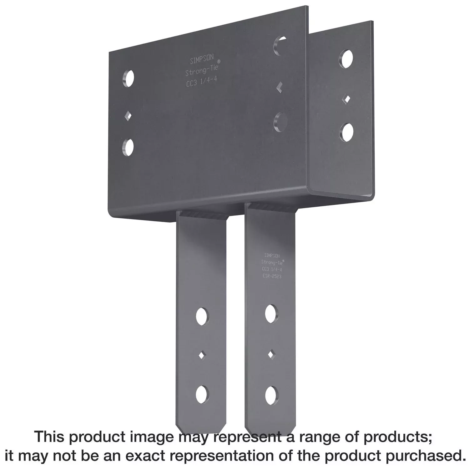 Simpson Strong-Tie CC44HDG CC Hot-Dip Galvanized Column Cap for 4x Beam, 4x Post