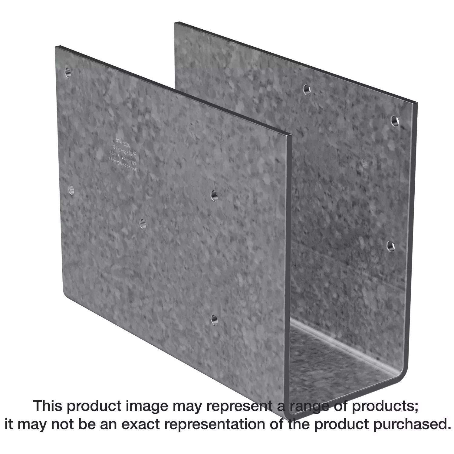 Simpson Strong-Tie CCOS7.25 CCOS Column Cap Only, No Straps, for 7-in. LVL/PSL/LSL