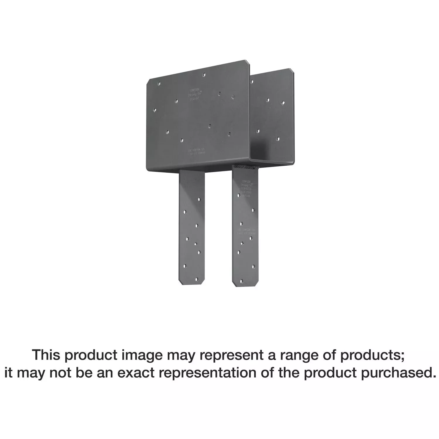 Simpson Strong-Tie CCQ4.62-3.62SDS CCQ Column Cap for Triple-2x Beam, 4x Post with Strong-Drive SDS Screws