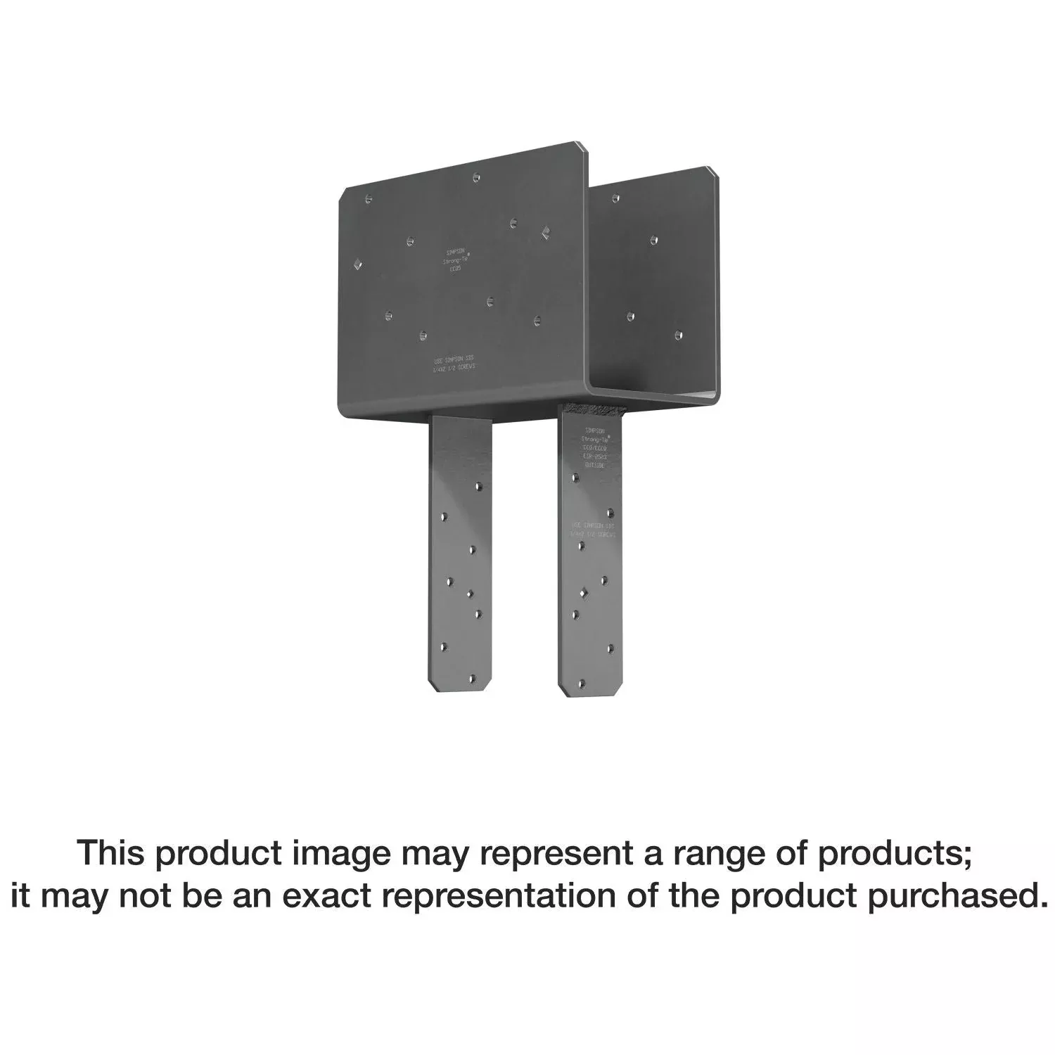 Simpson Strong-Tie CCQ5-4SDS2.5 CCQ Column Cap for 5-1/8-in. Beam, 4x Post with Strong-Drive SDS Screws