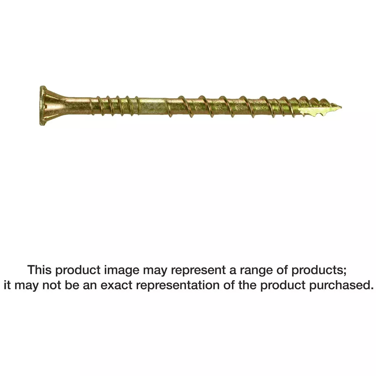 Simpson Strong-Tie CSVZ212R240 Strong-Drive CSV Construction Screw,#10 x 2-1/2-in. T25, Flat Head, Yellow Zinc, 240-Pack