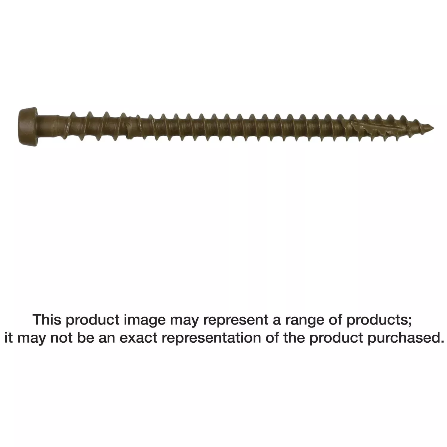 Simpson Strong-Tie DCU234GR04MB Deck-Drive DCU COMPOSITE Screw,#10 x 2-3/4-in. T20, Quik Guard, Gray 04, 1750-Pack