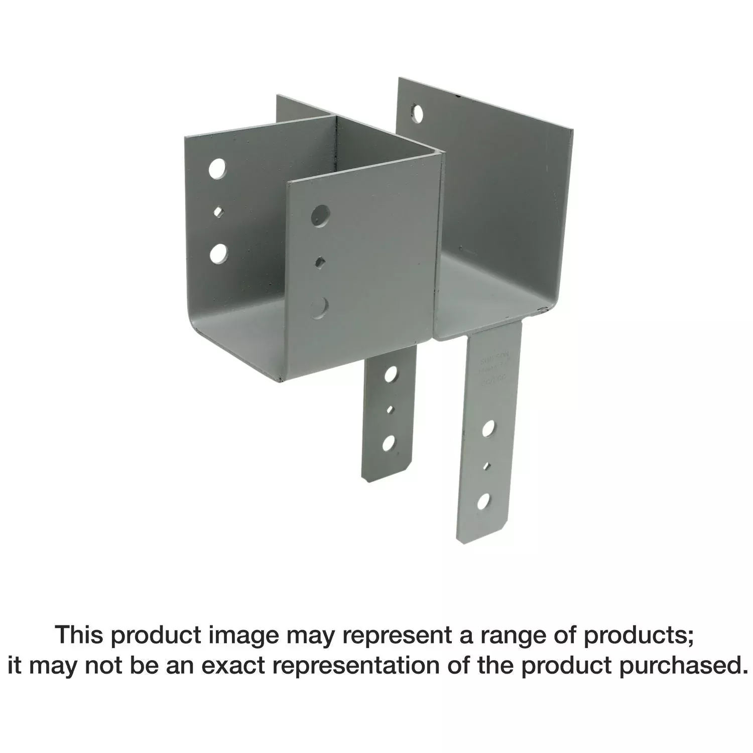 Simpson Strong-Tie ECCLR666HDG ECCLR HDG L-Shape End Column Cap for 6x Beams, 6x Post, Skewed Right