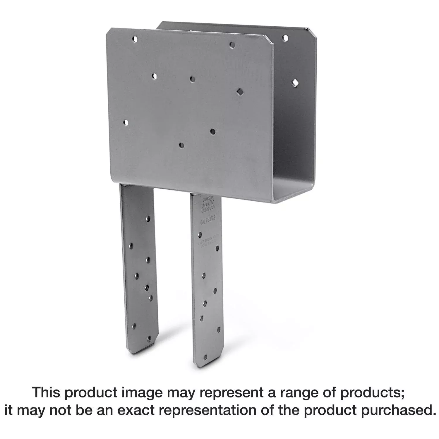 Simpson Strong-Tie ECCQ5-6SDS2.5 ECCQ End Column Cap for 5-1/8-in. Beam, 6x Post, with Strong-Drive SDS Screws