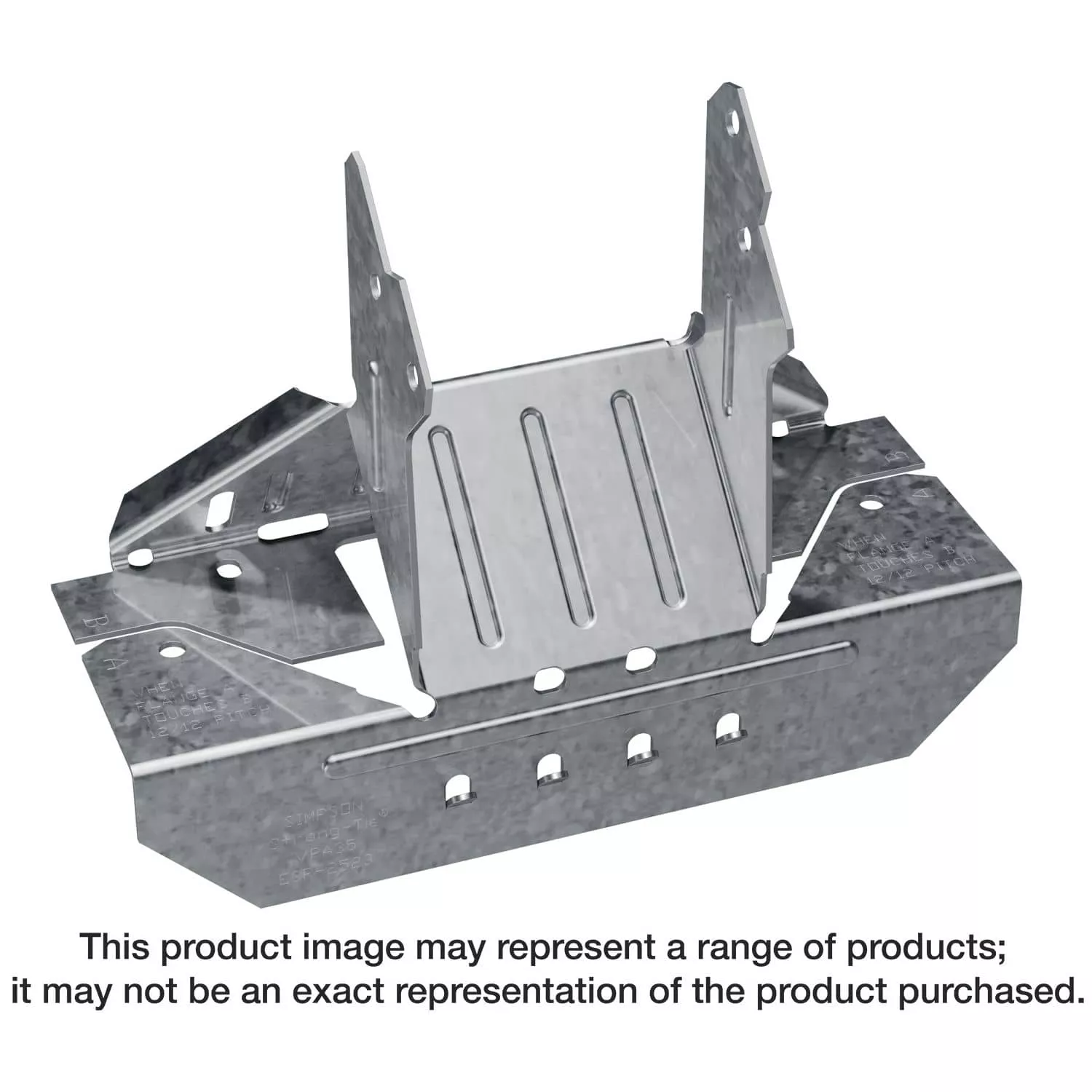 Simpson Strong-Tie VPA2 VPA Galvanized Variable-Pitch Connector for 1-1/2-in. Joist