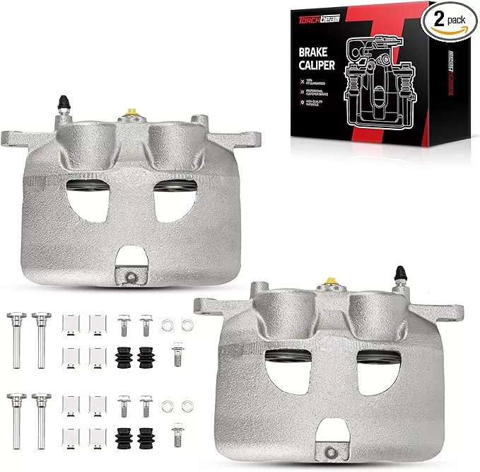 Torchbeam Front Brake Calipers Set for Ford F-150 2012-2020, Front Left and Front Right Calipers Replace # 185404+185405