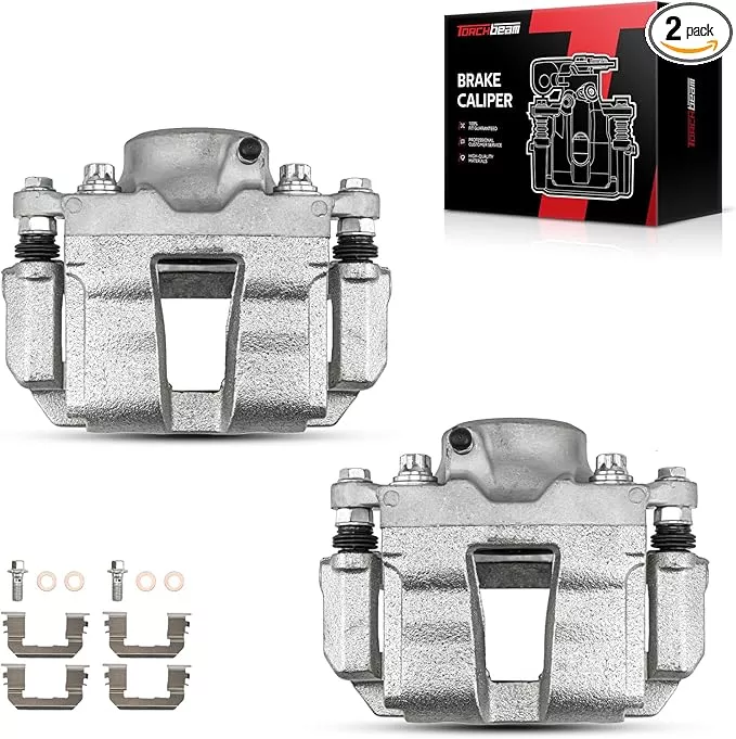 Torchbeam Front Brake Calipers Set for Hyundai Sonata 2011-2014, Front Left and Front Right Calipers Replace # 19P6460+19P6461