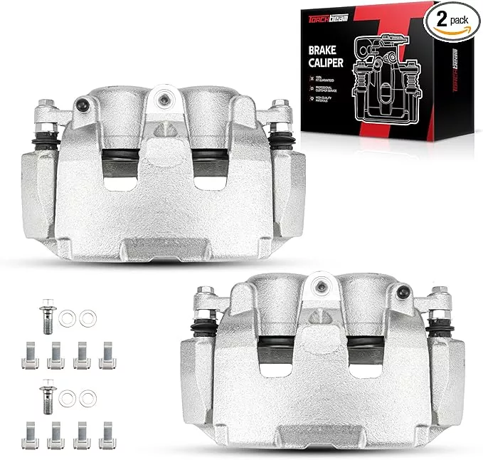 Torchbeam Front Brake Calipers Set for Ram 1500 2011-2018, Ram 1500 Classic 2019-2023, Dodge Ram 1500 2009-2010, Chrysler Aspen, Front Left and Front Right Calipers Replace # 18P5054+18P5055