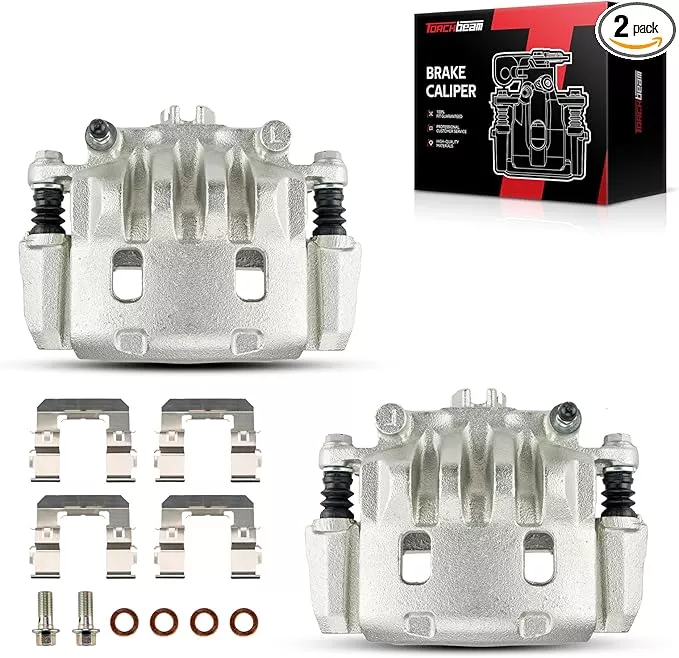 Torchbeam Front Brake Calipers Set for Subaru 2014-2018 Forester 2.5L, Subaru 2003-2013 Forester, Subaru 2010-2014 Outback 2.5L, Front Left and Front Right Calipers Replace # 19B2683B+19B2682B