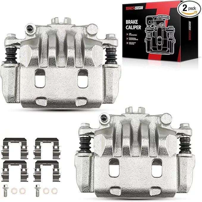 Torchbeam Front Brake Calipers Set for Subaru Impreza 2002-2016, Subaru Legacy 2003-2004, Saab 9-2X 2005-2006, Front Left and Front Right Calipers Replace # 19B2682+19B2683