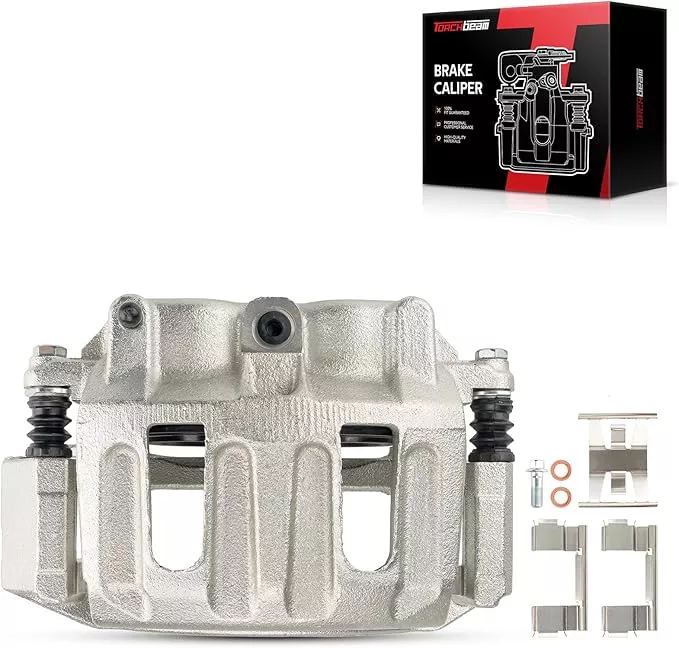 Torchbeam Front left Driver Side Brake Caliper For Ford Lincoln for 1999-2003 F-150 5.4L, 1999-2003 F-150 4.6L, 1999-2003 F-150 4.2L, 2004 F-150 Heritage 4.2L, Disc Brake Caliper Replace # 18B4751