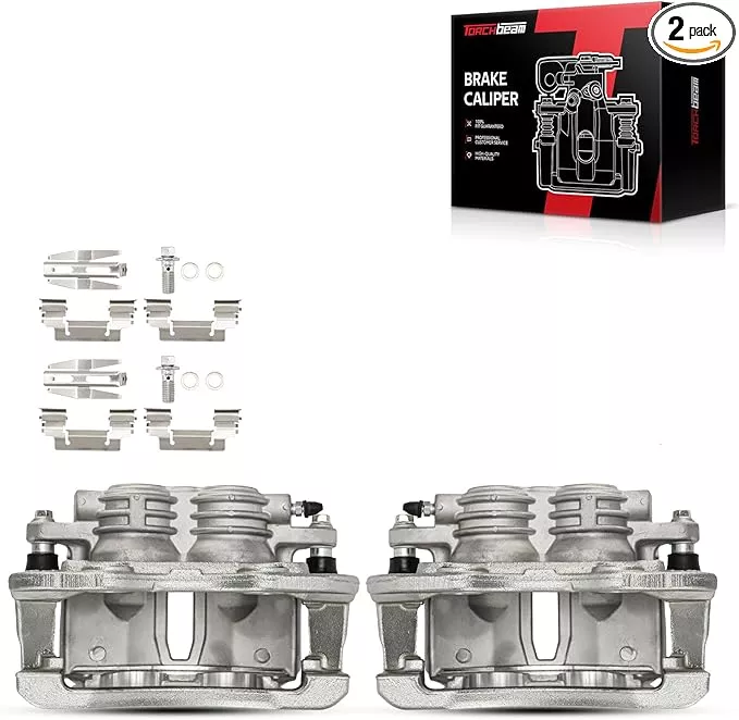 Torchbeam Rear Brake Calipers Set for Chevrolet Silverado 1500 2001 2003-2006, Chevrolet Tahoe 2000-2006, GMC Sierra 1500 2001 2003-2006, Rear Left and Rear Right Calipers Replace # 18P4764+18P4765