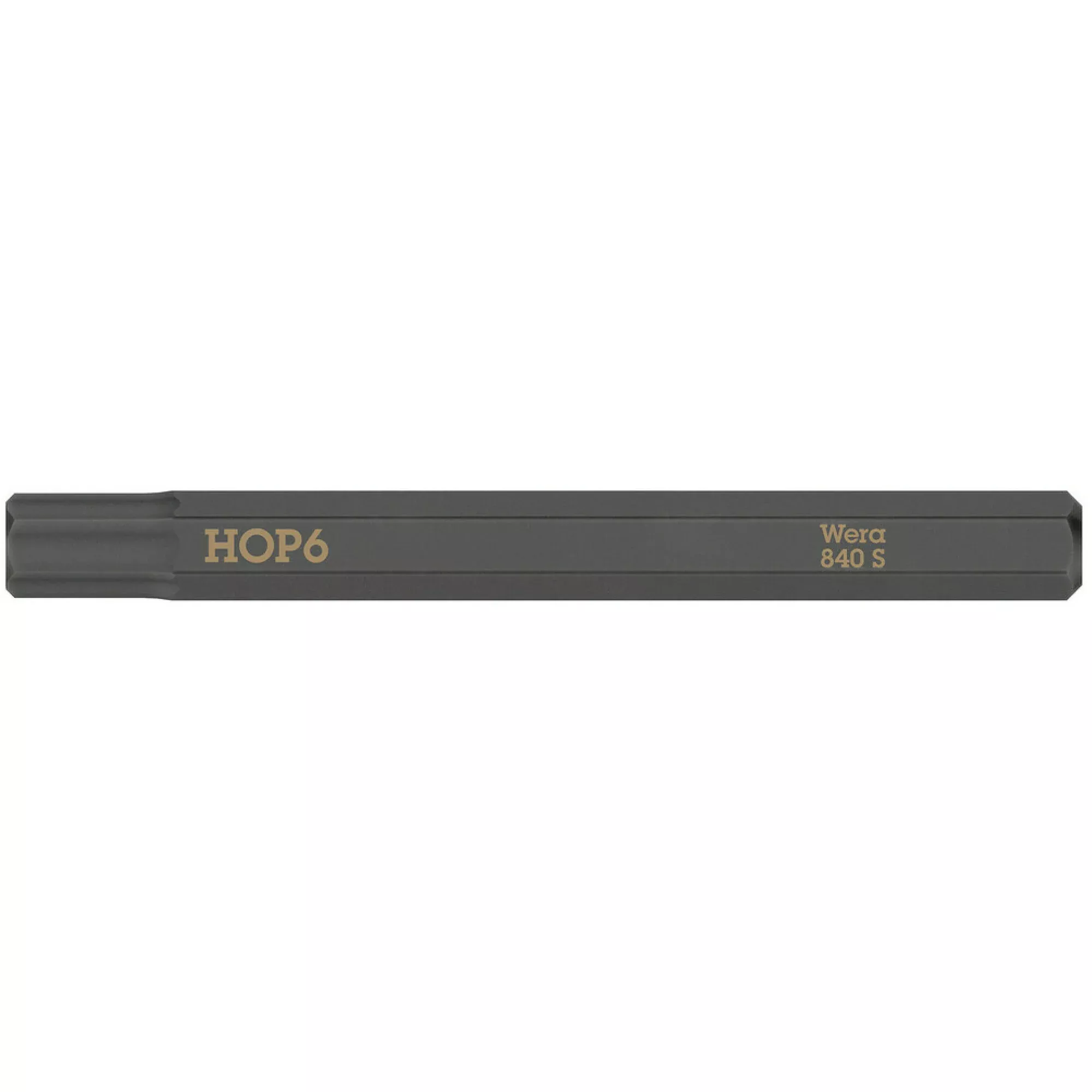 Wera 840 S Hex-Plus bits for impact screwdrivers, 5 x 70 mm