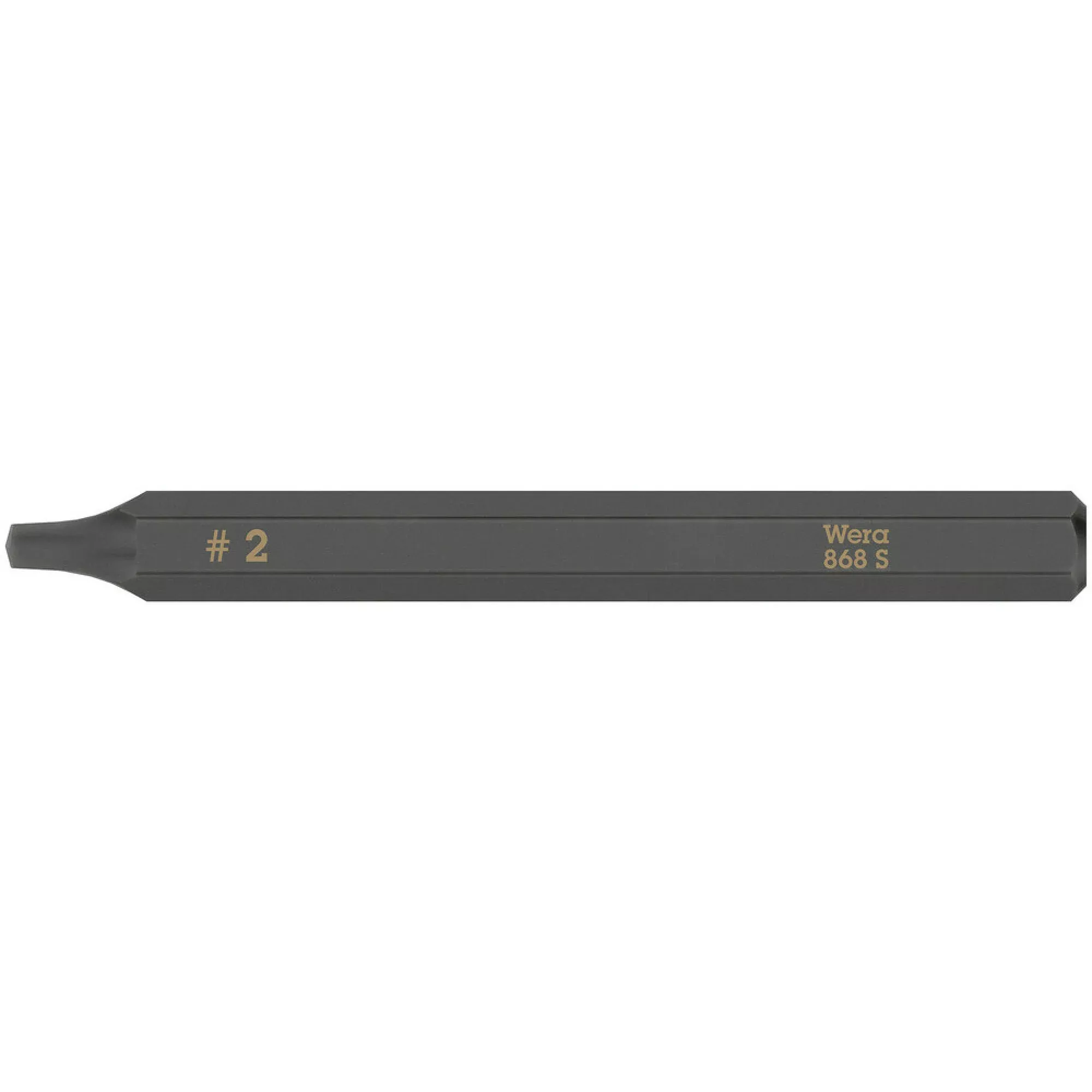 Wera 868 S Square head socket bits for impact screwdrivers, # 3 x 70 mm