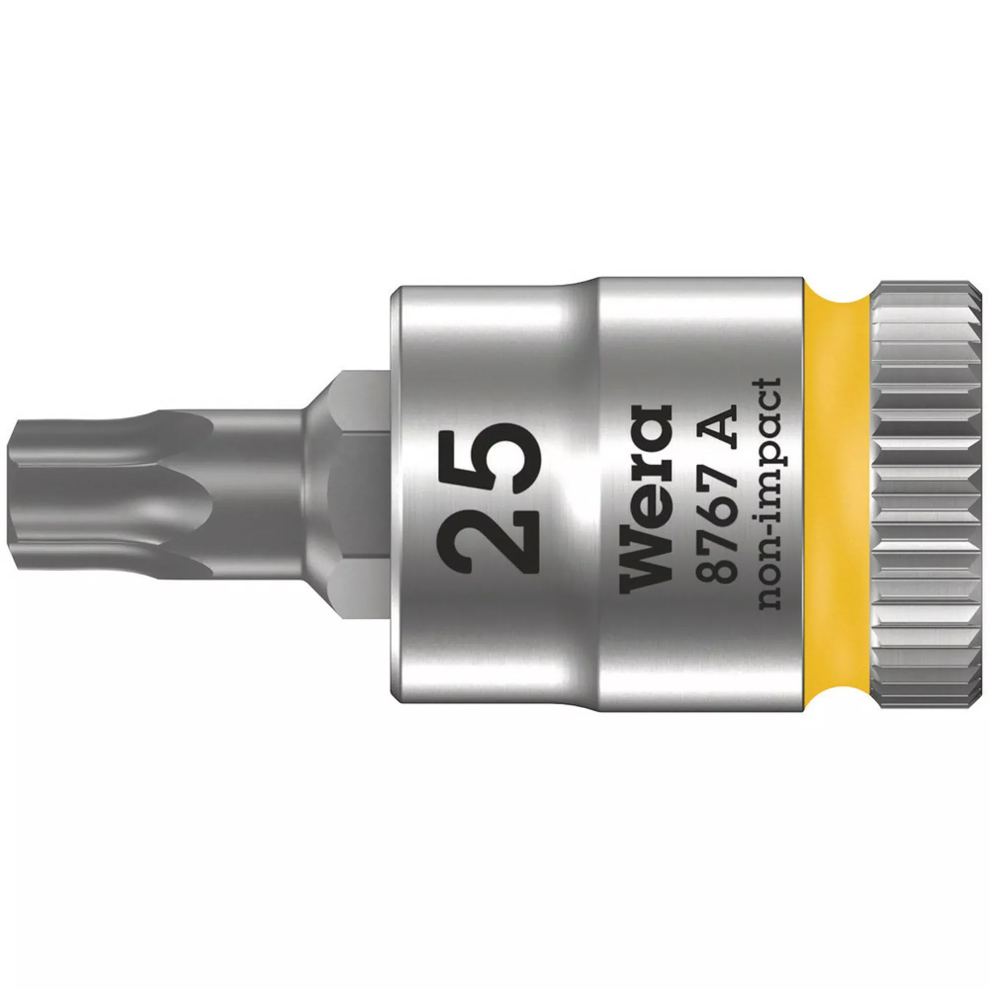 Wera 8767 A TORX Zyklop bit socket, 1/4" drive, TX 30 x 28 mm