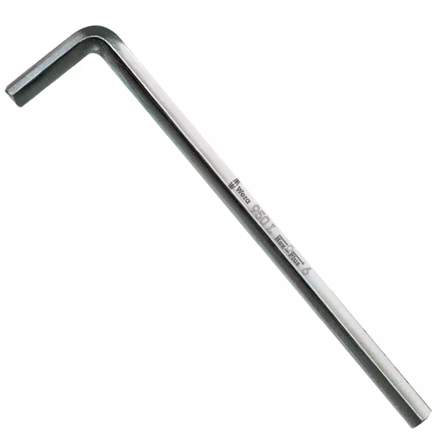 Wera 950 L-key, metric, chrome-plated, 3 x 126 mm